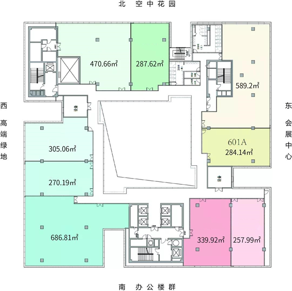 证大喜玛拉雅中心平面图 证大喜玛拉雅中心平面图